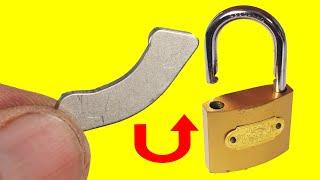 2 ways Open a Lock New Tip and Trick