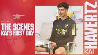 Kai Havertz's first day at The Arsenal | Behind the scenes