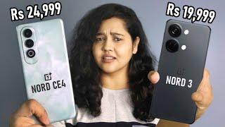 OnePlus Nord 3 vs OnePlus Nord CE 4 - Which One to Buy Under 25000?