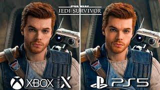 Star Wars Jedi Survivor PS5 vs Xbox Series X Graphics Comparison