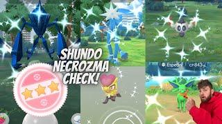 Shundo Necrozma Check! 6x 100 IV Pokemon CAUGHT and 50+ Shiny Pokemon At Pokemon Go Fest Global!