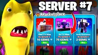I Found The CHEAPEST Marketplace Server in Toilet Tower Defense!