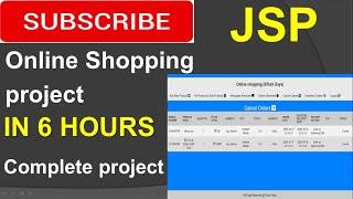 Online Shopping project in jsp (Eclipse IDE,Tomcat , MySQL Database) Complete Project (step by step)