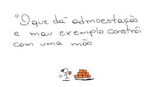 frasespensam - O que dá admoestação