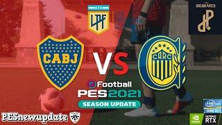 Pes 2021 // Boca Juniors Vs Rosario Central // Copa Liga Profesional 2022