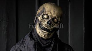 ️Full Skull Mask/Helmet With Movable Jaw/Blind Eyes