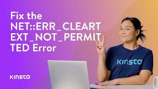 3 Ways To Fix the NET::ERR_CLEARTEXT_NOT_PERMITTED Error
