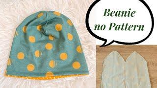 How to sew Beanie for kids & adults no Pattern/ Beanie DIY/ DIY Hat/ How to sew a hat/ Mütze nähen