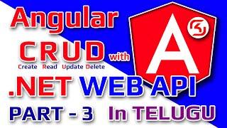 #Angular .NET WEB API #CRUD Application  #PART-3 ||  #RSKHelpline