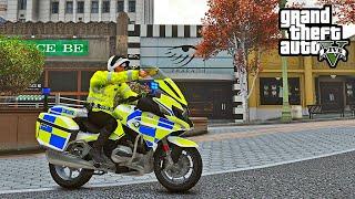 GTA 5 UK Police Mod: High-Octane Motorbike Traffic Patrol!