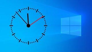 How to show seconds in the Windows 10 system tray clock