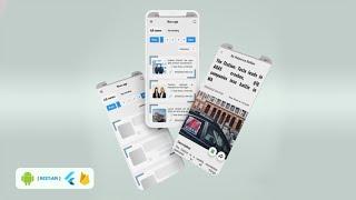 Flutter 3.0&Rest API crash course build a News app from zero - App promotion