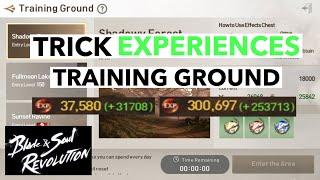 TRICK MASSIVE EXP AT TRAINING GROUND | BLADE AND SOUL REVOLUTION