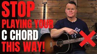 How to Play C Chord on Guitar The Right Way!