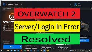 Fix Game Server Connection Failed Overwatch 2 | Game Server Login In Error Resolved