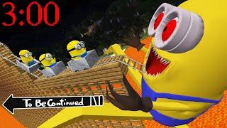 GIANT MINION.EXE vs MINIONS in MINECRAFT ! - GAMEPLAY Movie traps