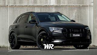 Wraptor - Brand New Audi e-tron Got Fully Customized and Blacked Out! Satin Black Wrap