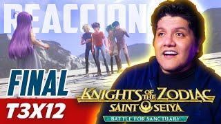 [REACCIÓN] T3X12 -  Knights of The Zodiac: Saint Seiya - Battle for Sanctuary [FINAL]