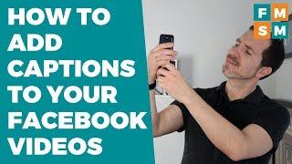 Facebook Captions (How To)