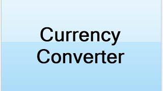 How to Create Currency Converter Systems in Visual Basic.Net