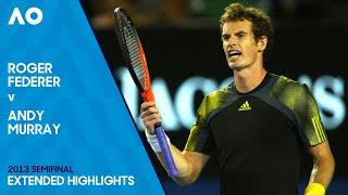 Roger Federer v Andy Murray Extended Highlights | Australian Open 2013 Semifinal