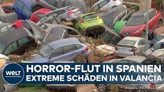 SPANIEN: Horror-Flut! Ausmaß der Zerstörung in Valencia wird sichtbar! Einwohner verzweifelt