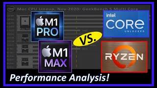 How will the Apple M1 Pro and M1 Max Perform Against AMD and Intel?  Performance Analysis-Geekbench