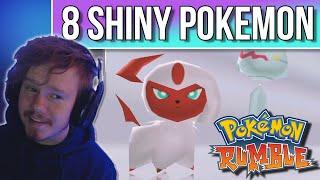 8 Live Shinies in Pokemon Rumble! | Rumble Weekend