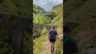 Snowdonia or Albania? #snowdonia #albania #travelshorts #hiking #solotravel