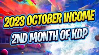 October Income Report KDP Low Content Publishing