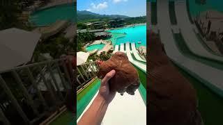 Squishy monkey and lifeguard BRO #squishymonkey #waterpark #waterslide 1080p60