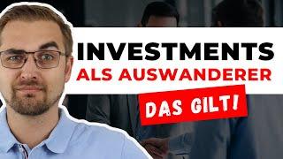 Steuereffiziente Investitionsstrategien für Auswanderer | Tipps vom Steuerberater