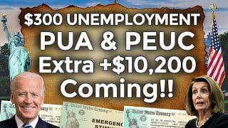 COMING NEXT!! $10,200 UNEMPLOYMENT BENEFITS EXTENSION UPDATE TAX CUT CREDIT REFUNDS PUA PEUC FPUC