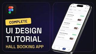 Advanced UI Design (+ free file )  in Figma | Meeting Room Booking App | Complete Video