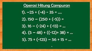 CARA MENGHITUNG OPERASI CAMPURAN #cara_menghitung_operasi_campuran