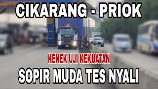 UJI NYALI SOPIR MUDA‼️TRUK KHUSUS BARANG TINGGI MODEL GINI LOWBED TRAILERS MASUK JALAN TOL