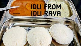 Recipe 224 | rice rava idli | idli with idli rava and urad dal | इडली रवा से इडली | idli