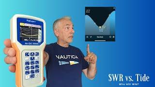 SWR Dance: Watching Tides Affect a Vertical Antenna Mounted on a Dock [Hustler 6BTV]