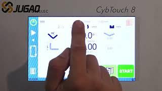 Details of Cybelec Touch 8PS controller. X Y axis. 2D programing