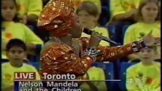 Mandela at Skydome (1998) - Juliette Powell and Paul Gross pt 2