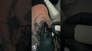 Timelapse кавера рукава Татуировка сделана в студии Дмитрия Smoke г. Москва #smoketattoostudio