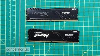 installing (2 x 8Gb) 16Gb  Kingston Fury Beast Memory RAM