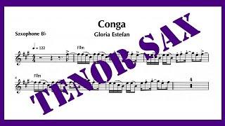 conga [GLORIA ESTEFAN] tenor sax