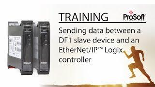 Set Up: Sending data between a DF1 slave device and an EtherNet/IP™ Logix controller