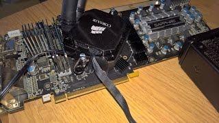 DIY Radeon Sapphire R9 - 290 GPU water cooling mod with Corsair H80i