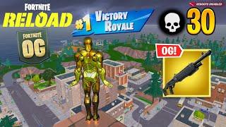 Fortnite Reload | High Kill Solo vs Squads OG Gameplay (Keyboard & Mouse)