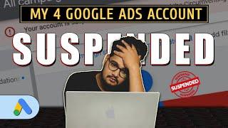 4 Google Ads Account Suspended  ||  Google Ads Suspended Kyu Hota Hai