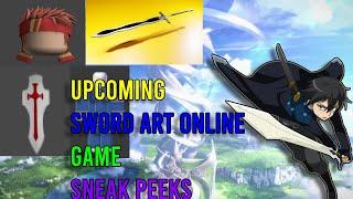 NEW UPCOMING SWORD ART ONLINE GAME ON ROBLOX SNEAK PEEKS | Blades Of Aincrad