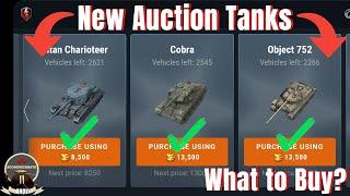 NEW BLITZ AUCTION TANKS IN WOTB! WHICH TO BUY?