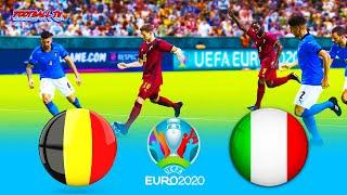 PES 2021 - Belgium vs Italy - UEFA EURO 2020 - Full Match - Gameplay PC